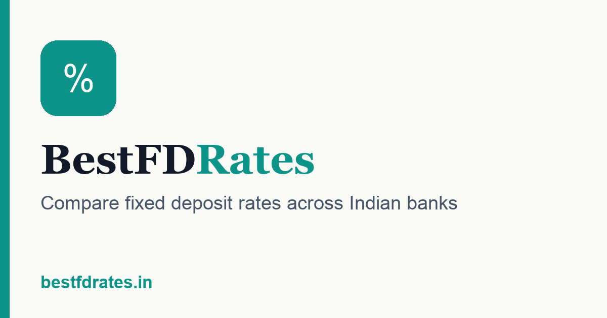 Union Bank of India FD Interest Rates 2026 | Latest Rates | BestFDRates